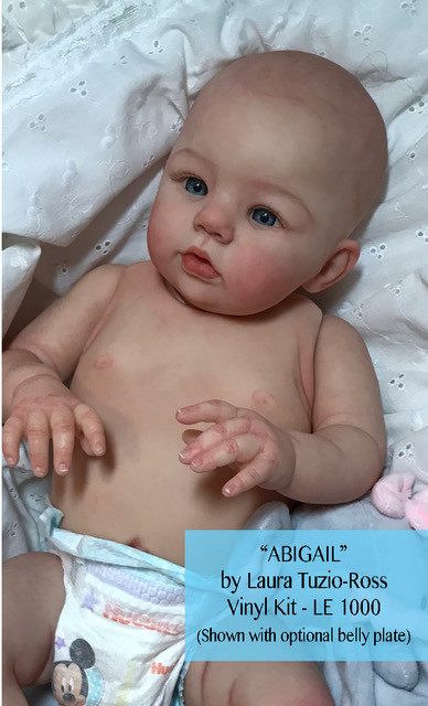 Bebê Reborn Menino Kit Abigail Para Banho Cabelo Fio A Fio